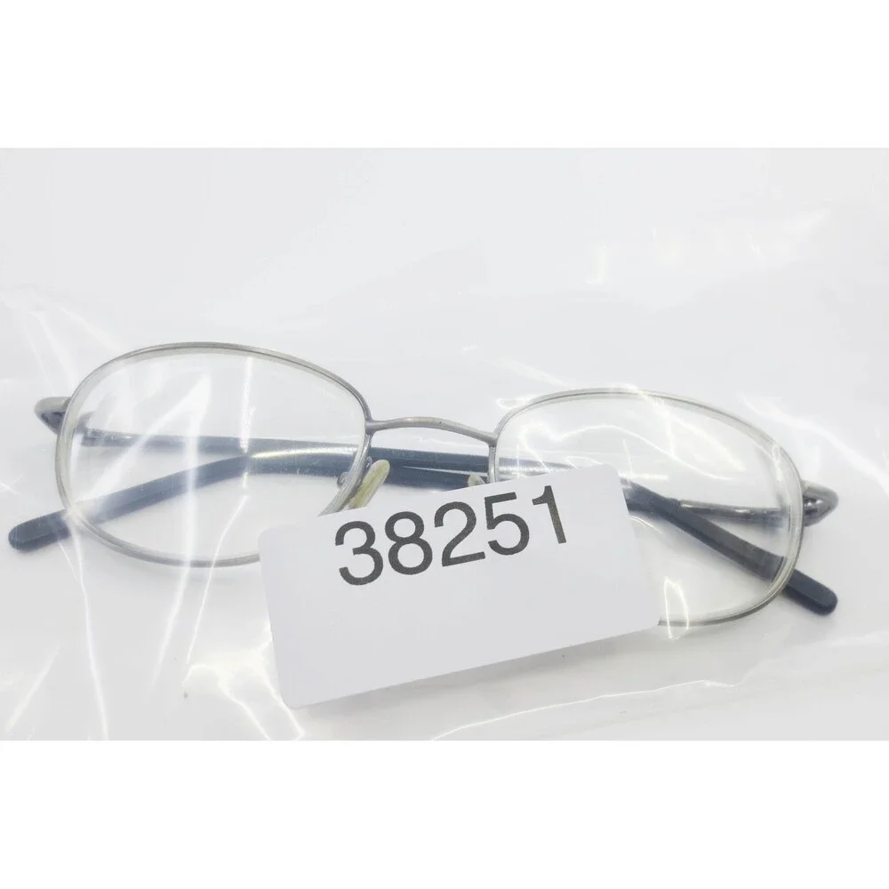 Eye Q SW305 Pewter Oval Metal Eyeglasses Frames 50-18-135 Silver Black